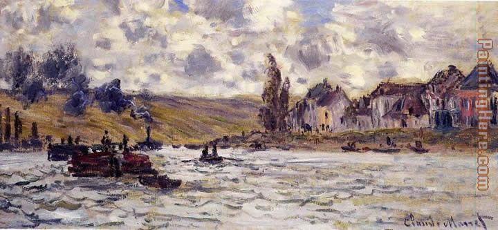 Claude Monet The Village of Lavacourt